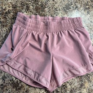 Pinkish Athleta running shorts. Xxs